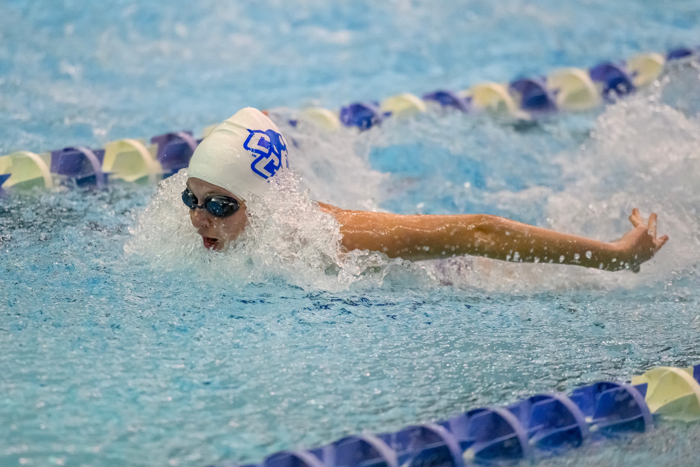 Gabi Wroblewski was seventh in the 400 IM on Day 2 of the Gompei Invitational (Photo: Steve McLaughlin)