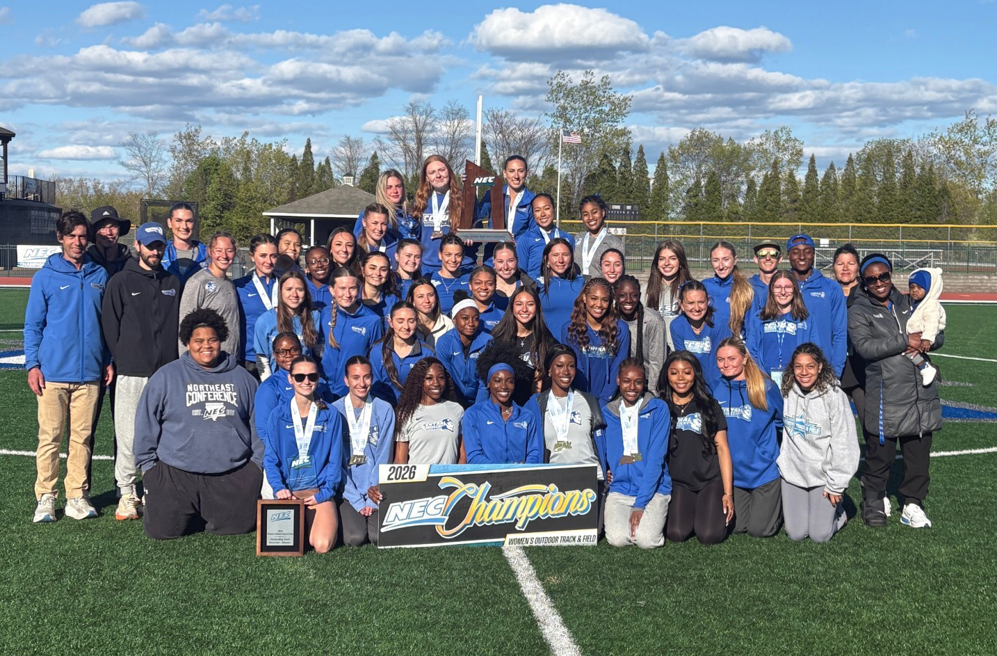 Women's Track & Field Claims Second NEC Team Crown