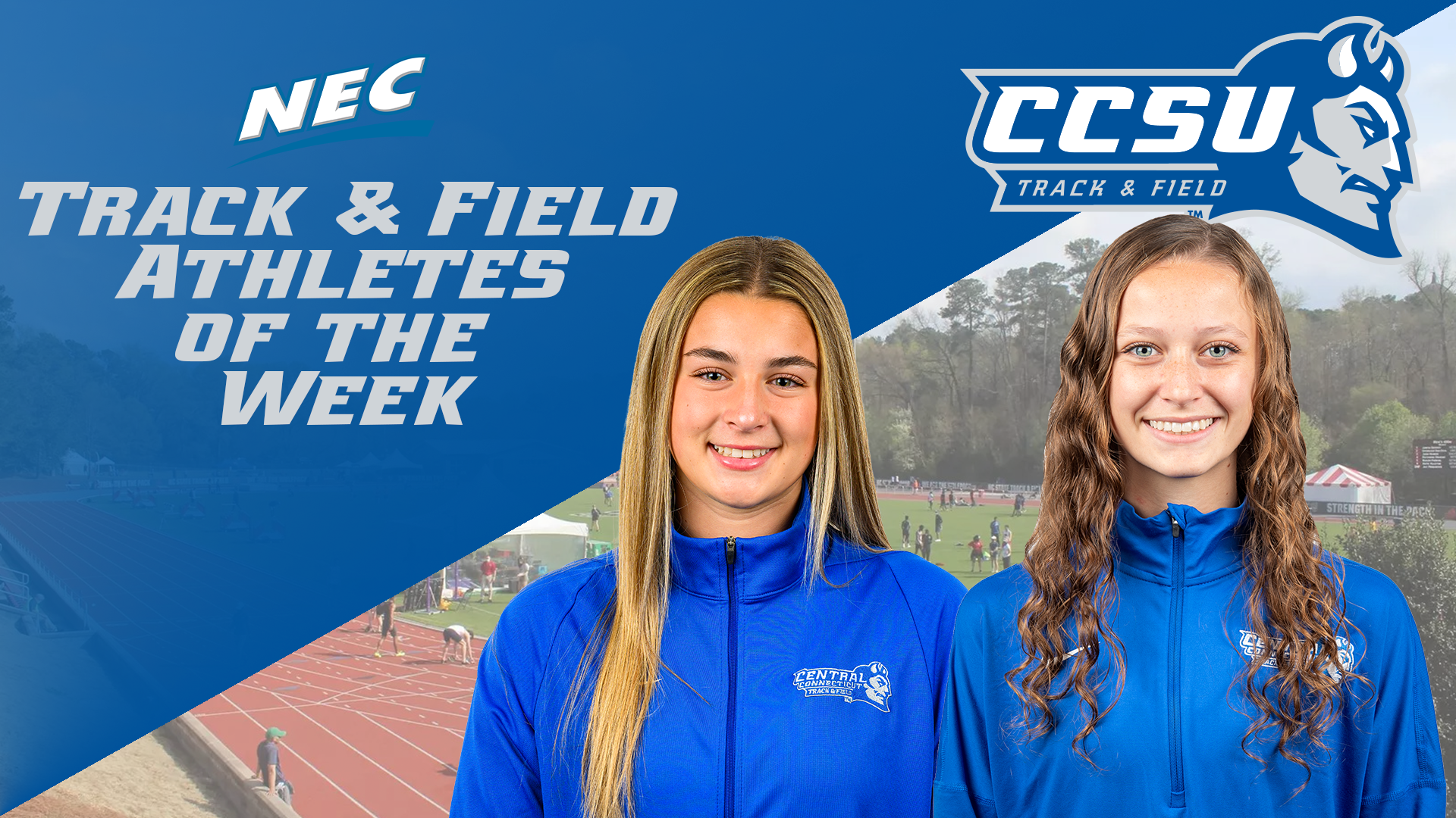 Desmarais, Marin Earn NEC Weekly Track & Field Accolades