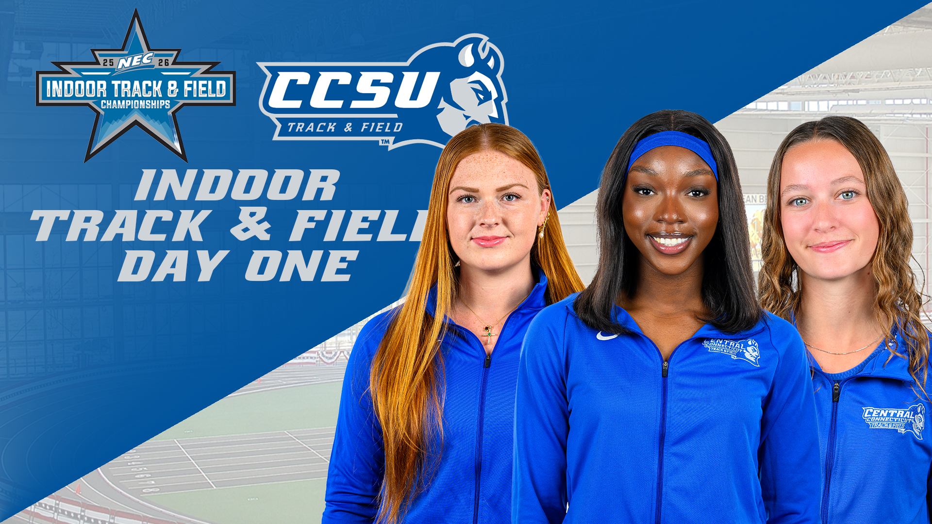 Women's Track & Field Tied For Second At NEC Indoor Championships