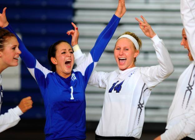 Volleyball Pair Recognized by NEC