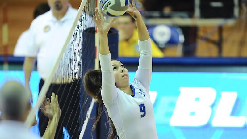 Volleyball Ends Season in NEC Quarterfinals