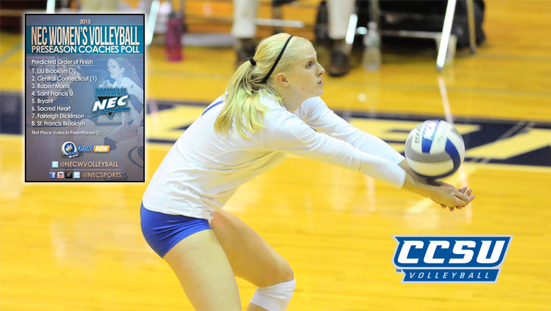 Volleyball Tabbed Second in Preseason NEC Coaches Poll
