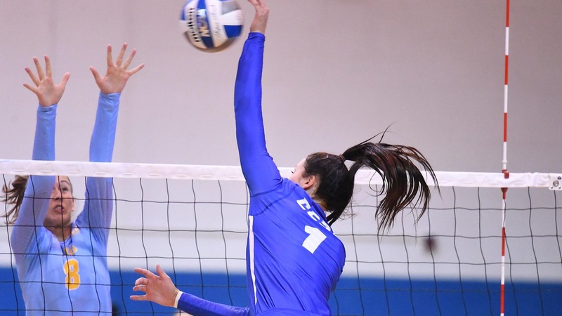 Volleyball Stopped by Robert Morris on Friday