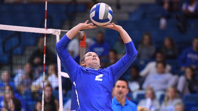 Volleyball Topped at Bryant in Five Sets