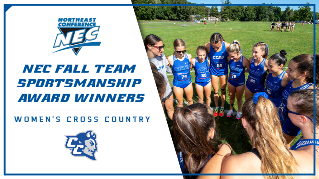 Women's Cross Country Wins NEC Fall Team Sportsmanship Award