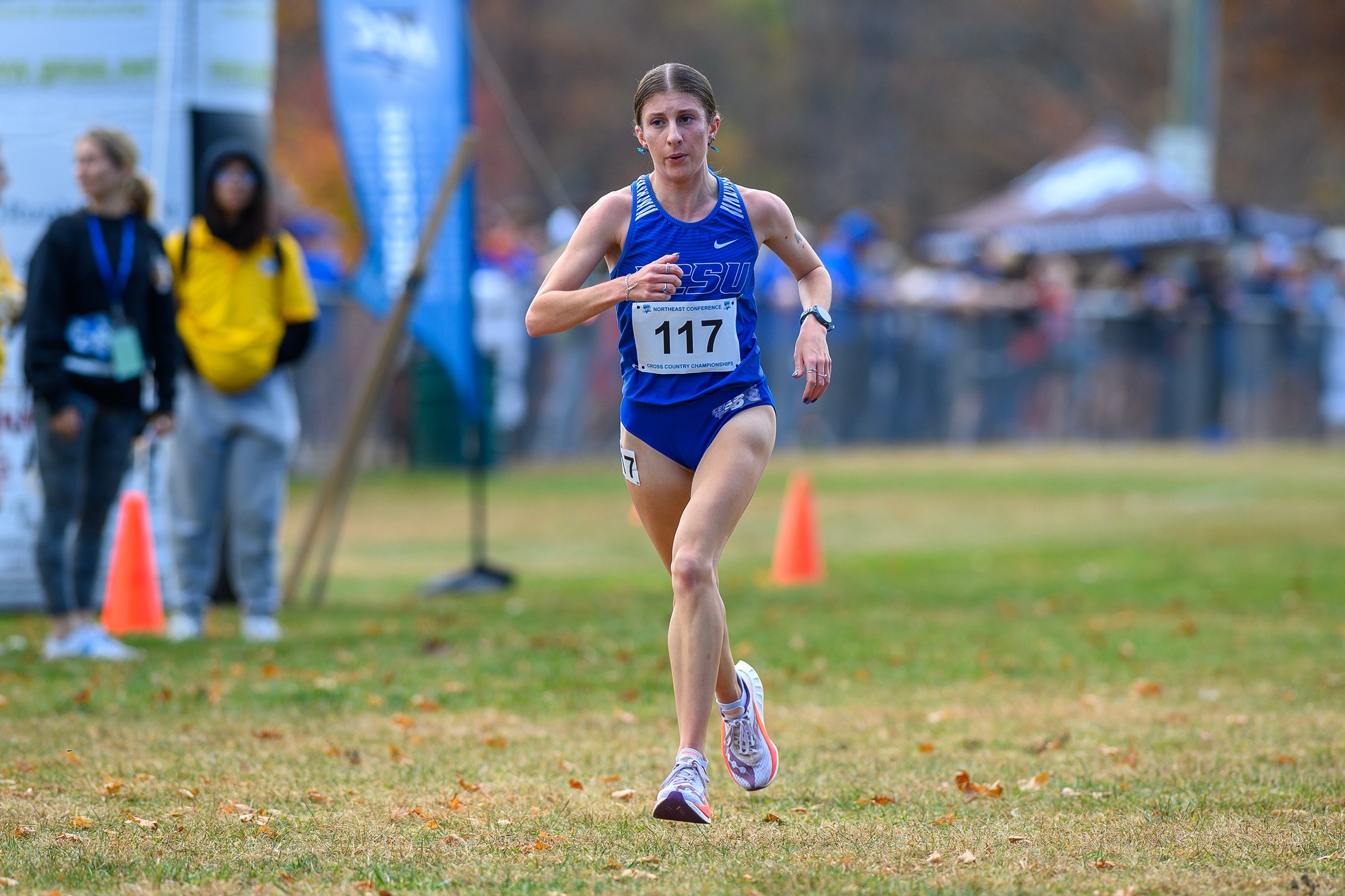 Brooke Morabito is the first women's cross country runner in CCSU history to earn an at-large NCAA Championship berth. (Photo: Steve McLaughlin)